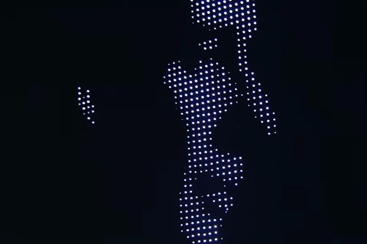 Cara Ayrton Senna con drones