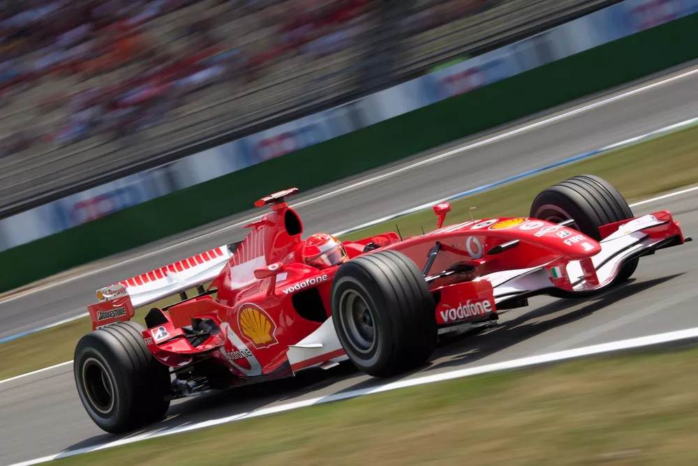 Michael Schumacher, Ferrari 248 F1.