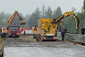 Spa circuit damaged after being hit by heavy floods