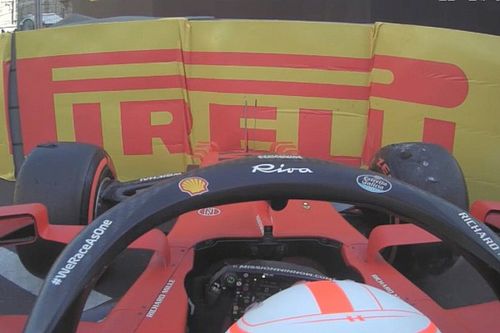 V&iacute;deo: el accidente de Leclerc en Bak&uacute; por ir "demasiado c&oacute;modo"