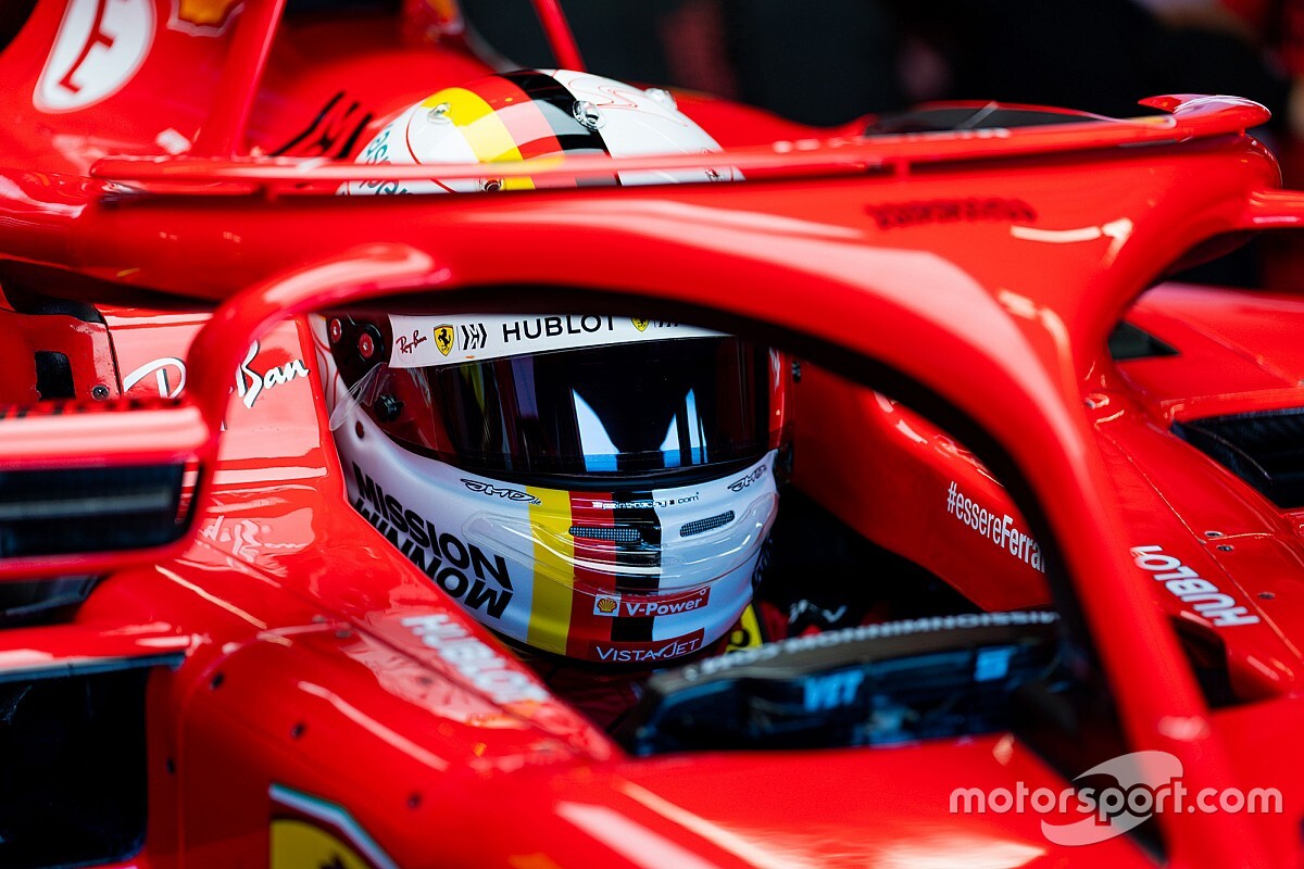 Vettel niega que vaya a bajarse del Ferrari antes de acabar 2020
