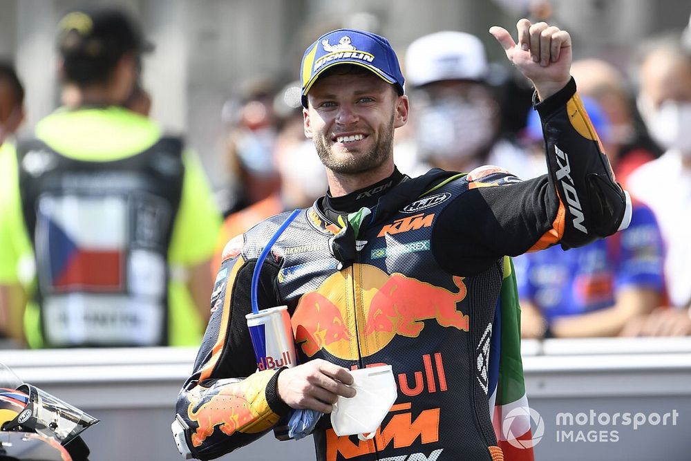 Le vainqueur Brad Binder, Red Bull KTM Factory Racing