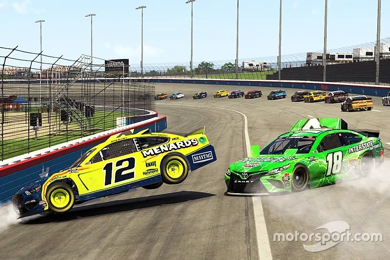 Ryan Blaney and Kyle Busch