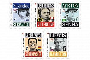 Nos 50 anos do GP do Canadá, Senna e outros viram selos