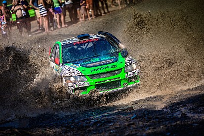 Remennik in ERC2 con la sua Mitsubishi Lancer
