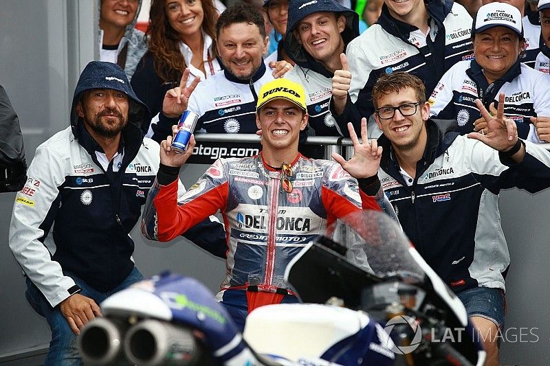 Il terzo classificato Fabio Di Giannantonio, Del Conca Gresini Racing Moto3