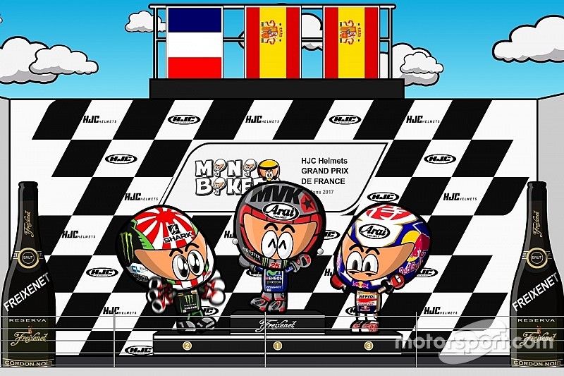 Vídeo: el GP de Francia de MotoGP 2017 según 'MiniBikers'