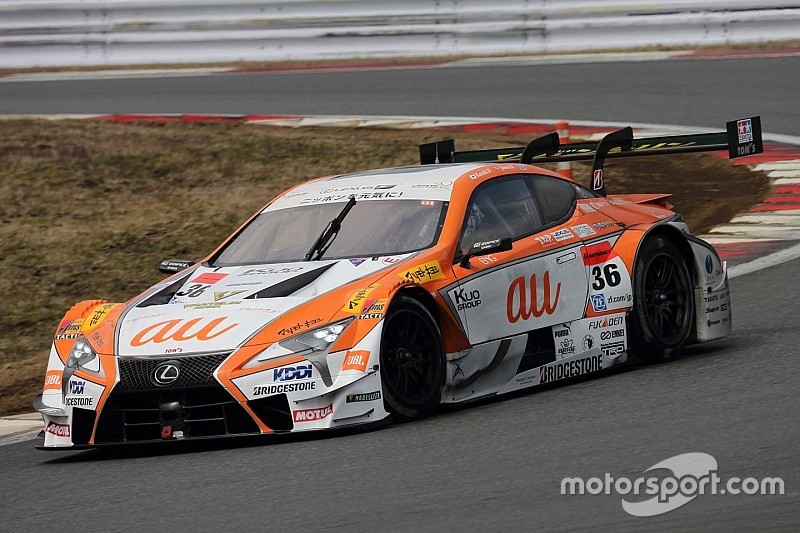 【スーパーGT】富士テスト初日:GT500はレクサス上位独占。36号車首位