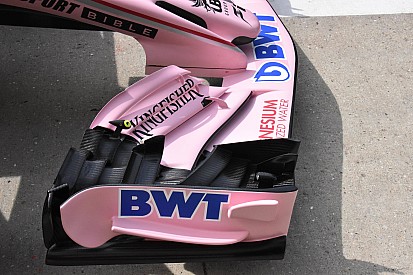 Ha Silverstone, akkor lapos első szárny - a Force Indiánál is ez volt a helyzet