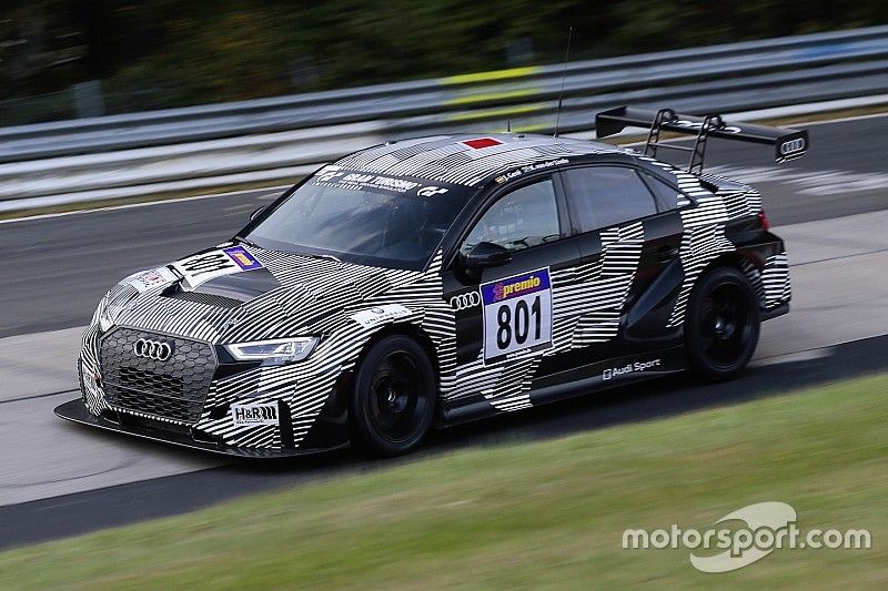 Audi RS 3 LMS #801 (Phoenix Racing), Jordi Gené/Kelvin van der Linde