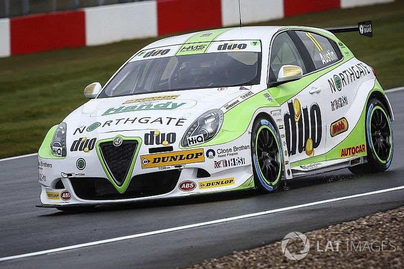 Austin tops BTCC pre-season test with new Alfa Romeo