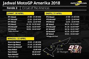 Jadwal lengkap MotoGP Amerika 2018