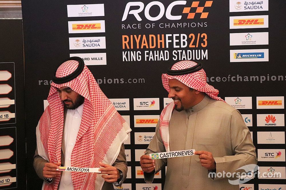 Prince Khaled Al Faisal, President of the Motor Federation Of Saudi Arabia, Prince Abdulaziz Al Fais