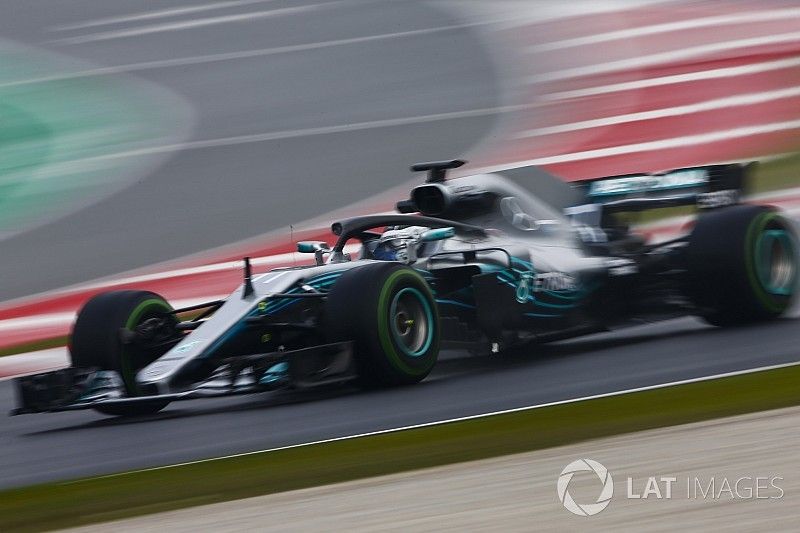 Tes Barcelona: Trek mengering, Bottas tercepat di pagi hari ke-4