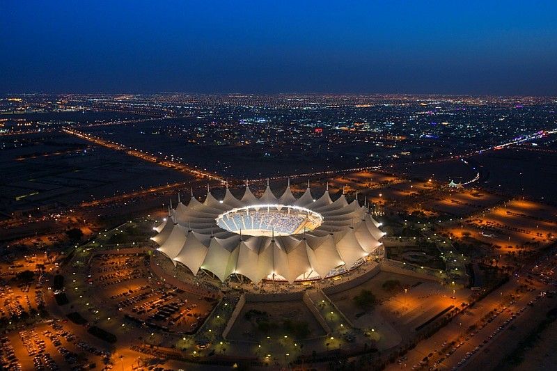 King-Fahd-Stadion in Riad, Saudi Arabien