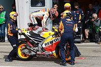 M&aacute;rquez y Pedrosa prueban un nuevo chasis en Brno