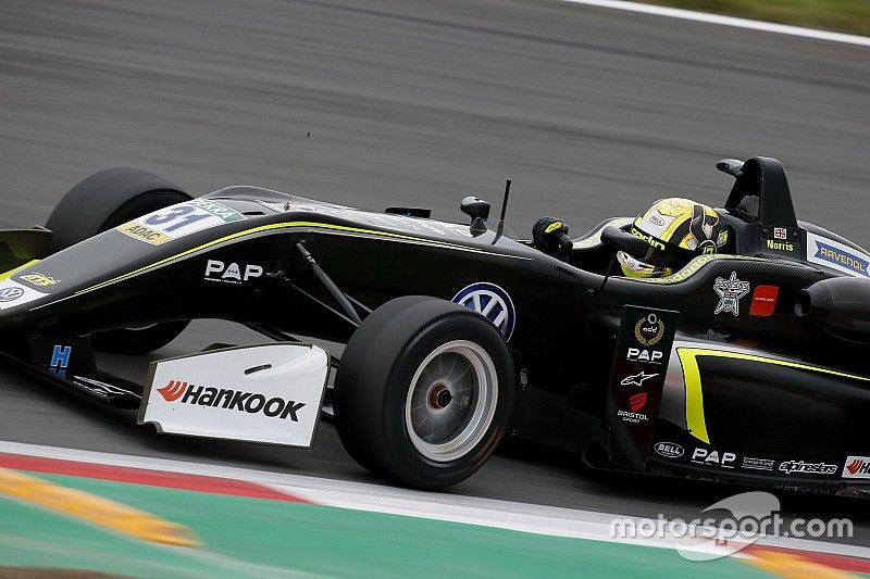 Lando Norris, imbatible en la primera carrera de la F3 en Zandvoort