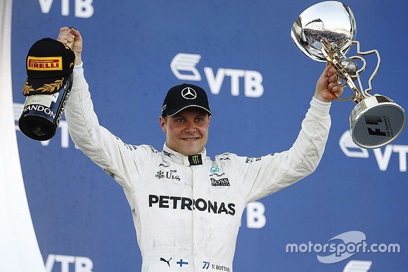 F1 Sochi: Mercedes-Pilot Valtteri Bottas zum Fahrer des Tages gewählt