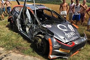 Буфье вышел в лидеры польского этапа ERC, Лукьянюк перевернулся