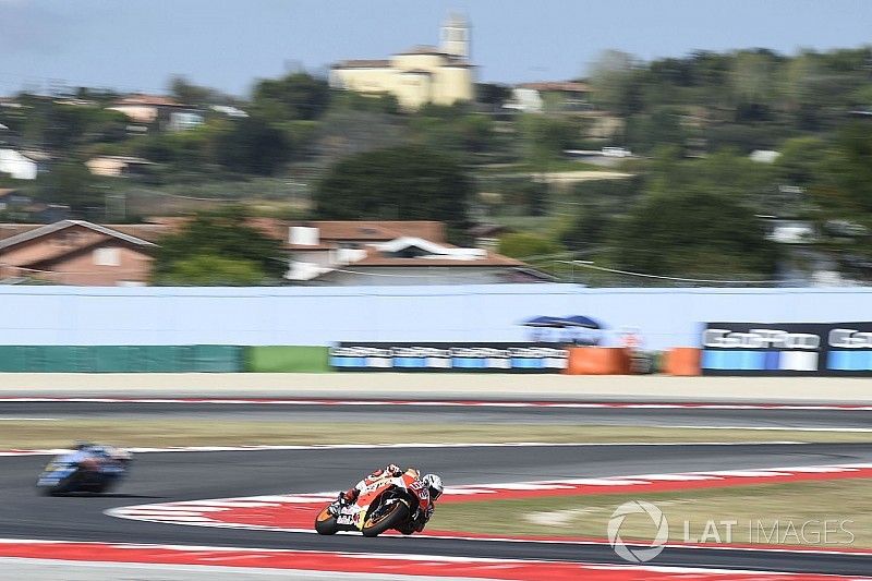 Márquez, el más rápido en el tercer libre de Misano; Viñales a una décima