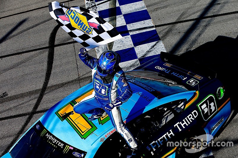 Stenhouse remembers Bryan Clauson after first Cup win