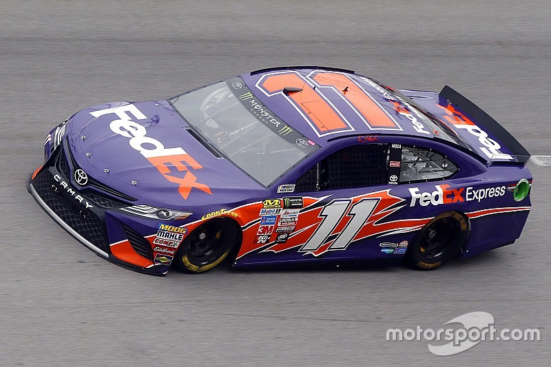 Denny Hamlin wins second stage at Talladega