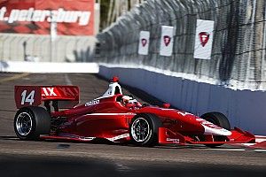 Rosenqvist tops first Indy Lights practice