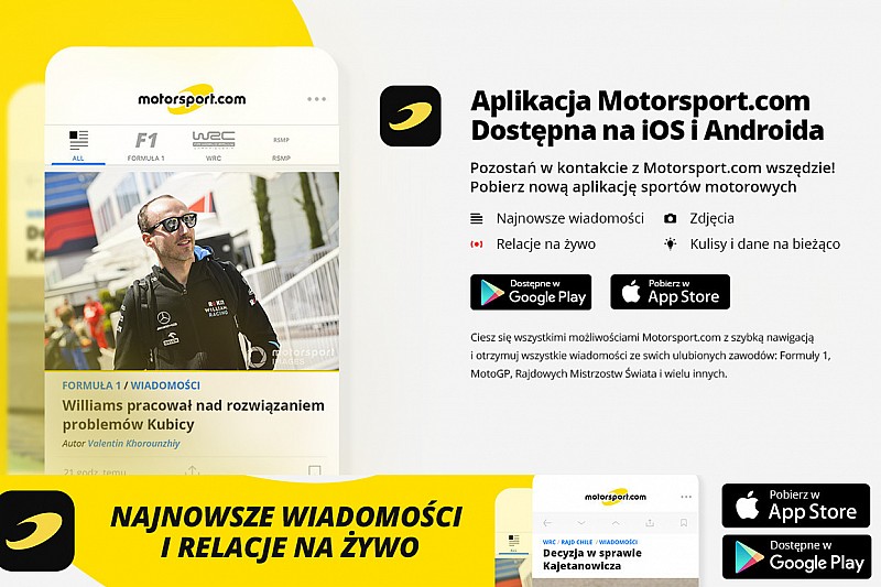 Nowa aplikacja Motorsport.com