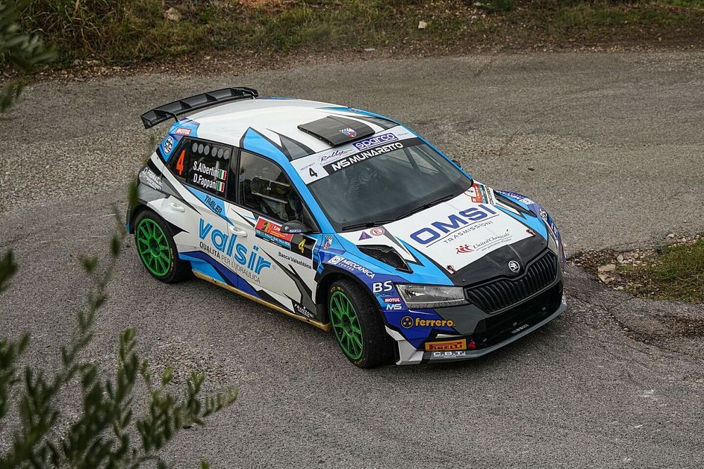 CIR, Rally Due Valli, PS2-4: Albertini in testa. Andolfi-Crugnola KO