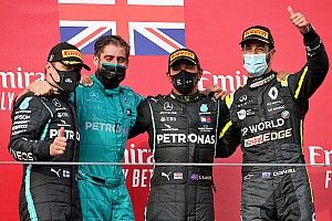 Emilia Romagna GP: Hamilton wins as Mercedes secures title