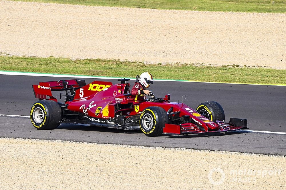 Ferrari: solo un problema elettrico per Vettel
