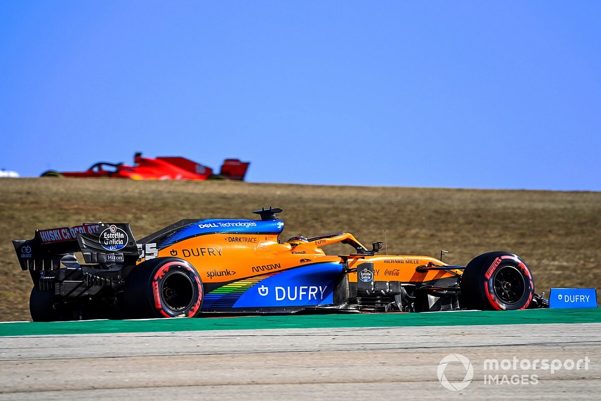 McLaren, Ferrari’nin Portimao’daki hızının tek seferlik olup olmadığını merak ediyor