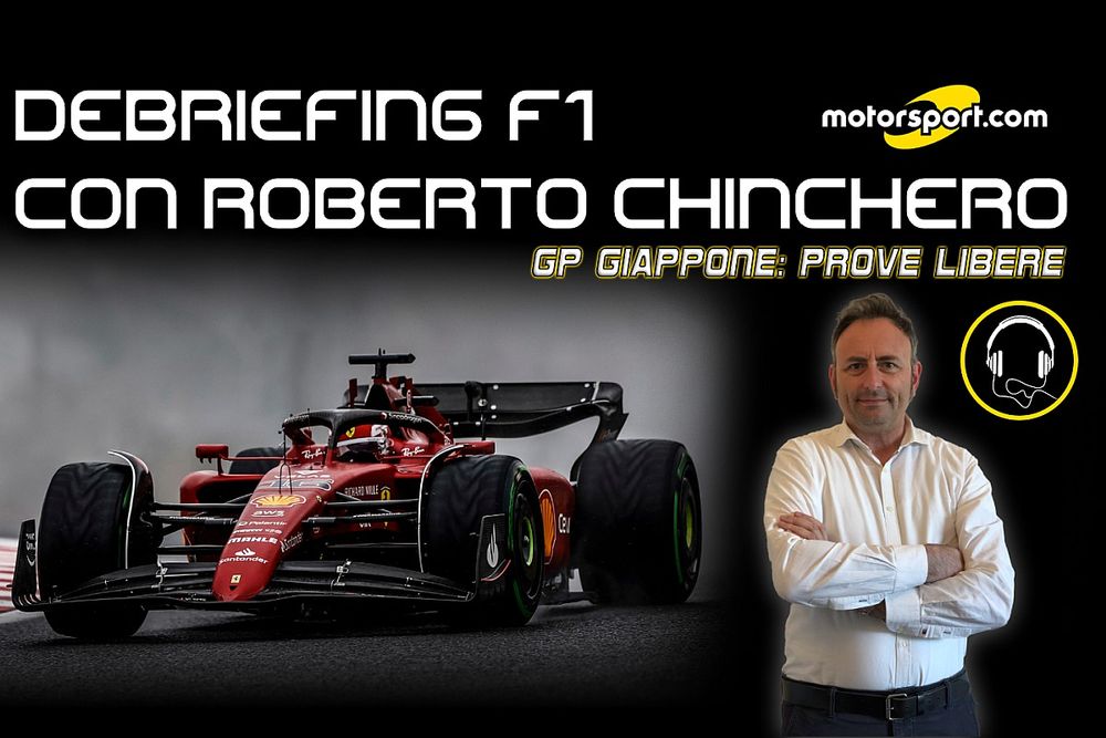 Cover "Debriefing F1 con Roberto Chinchero" GP Giappone, Prove Libere