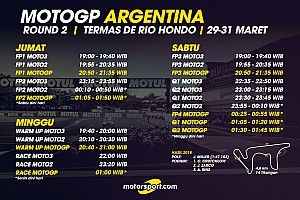 Jadwal lengkap MotoGP Argentina 2019