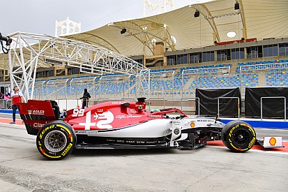 Alfa Romeo: provati i cerchi posteriori bugnati sulla C38 di Giovinazzi