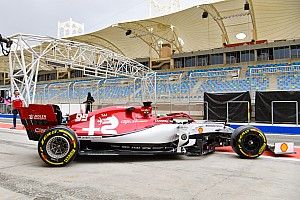 Alfa Romeo: provati i cerchi posteriori bugnati sulla C38 di Giovinazzi