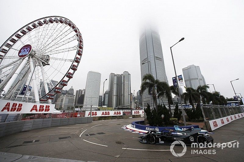 La grille de départ de l'E-Prix de Hong Kong