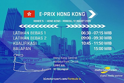 Jadwal Formula E E-Prix Hong Kong