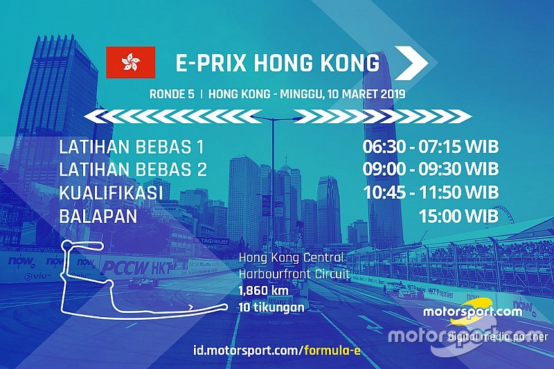 Jadwal Formula E E-Prix Hong Kong