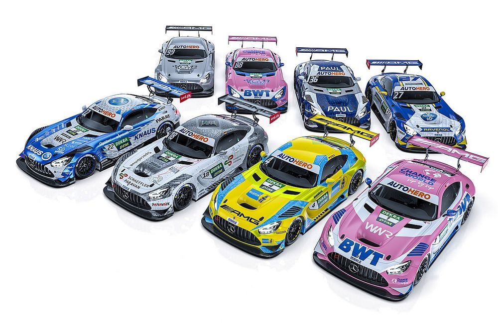 Mercedes cars line-up