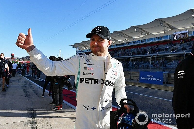 Bottas apura sus opciones y sorprende con la pole en Austin