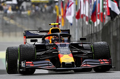 Brazilian GP: Albon goes quickest, then crashes in wet FP1