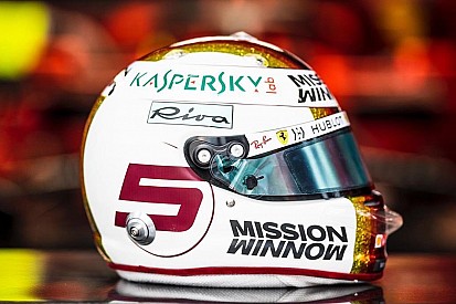 Vettel különleges sisakfestése a Brazil Nagydíjon