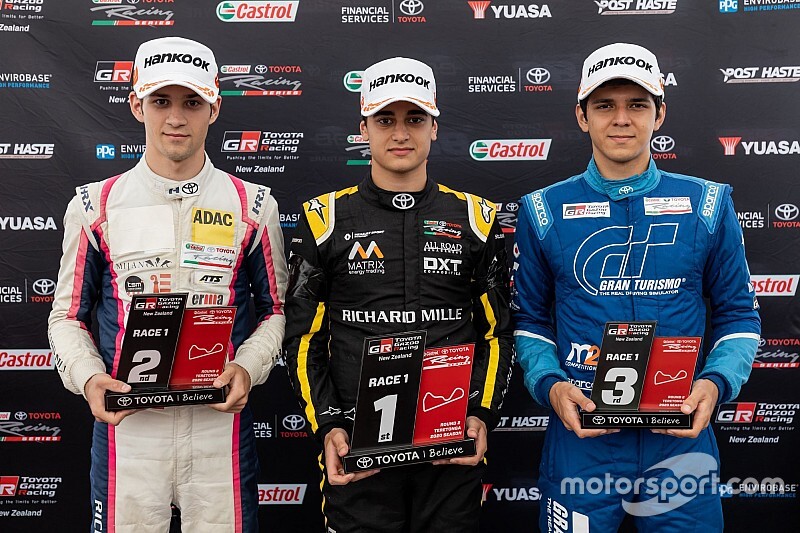 Grégoire Saucy troisième des Toyota Racing Series après les deux premiers meetings