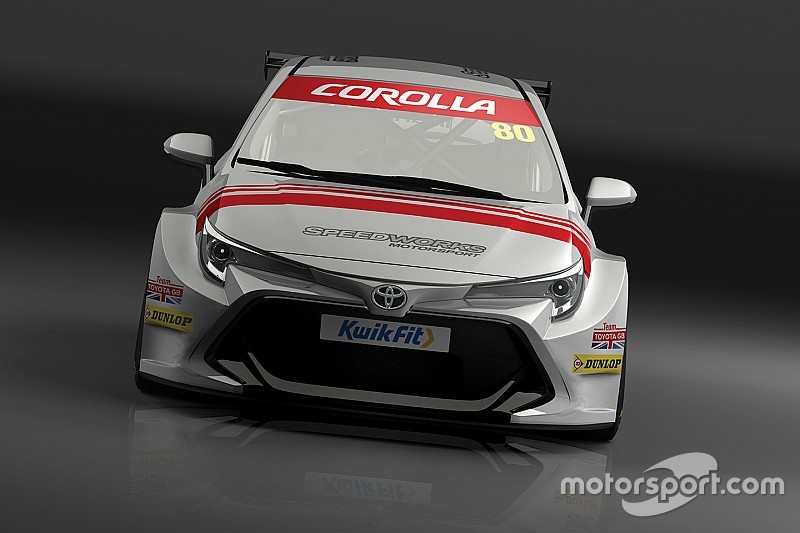 Toyota Corolla turun di balap turing Inggris
