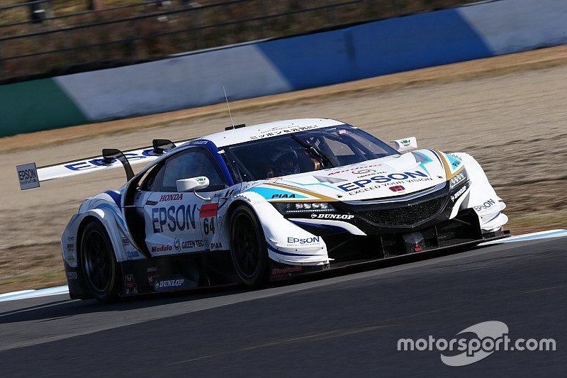 公式練習はウエットからドライへ。64号車Epson Modulo NSX-GT首位