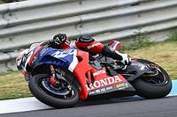 Honda's Lecuona almost gave up after losing front mudguard