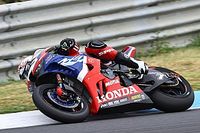 Honda's Lecuona almost gave up after losing front mudguard