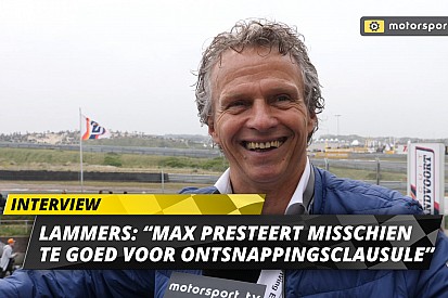 Lammers: "Max presteert misschien te goed voor vertrekclausule"