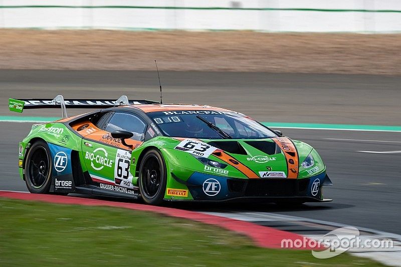 #63 GRT Grasser Racing Team Lamborghini Huracan GT3 2019: Rolf Ineichen, Christian Engelhart, Mirko Bortolotti